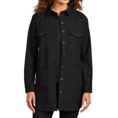 Women's Long Sleeve Twill Overshirt Thumbnail