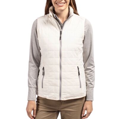 Cutter & Buck Rainier PrimaLoft Womens Eco Insulated Full Zip Puffer Vest Thumbnail