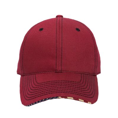 Structured Twill W/Flag Sandwich Visor Thumbnail