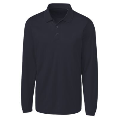 Clique Ice Pique Mens Long Sleeve Tech Polo Thumbnail