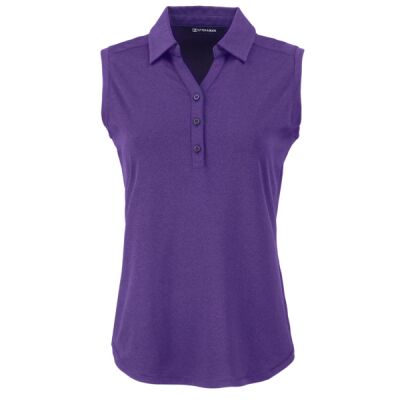 Cutter & Buck Forge Eco Stretch Recycled Womens Sleeveless Polo Thumbnail