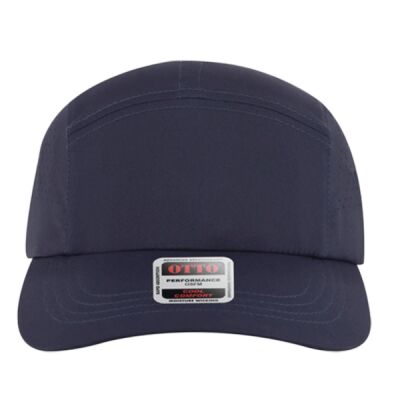 OTTO CAP 5 Panel Running Hat w/ Elastic Soft Visor Thumbnail