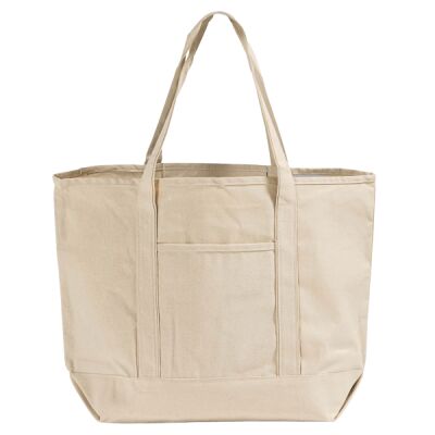 Jumbo Deluxe Canvas Tote Thumbnail
