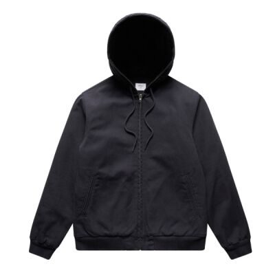 CANVAS BOMBER HOOD JACKET Thumbnail