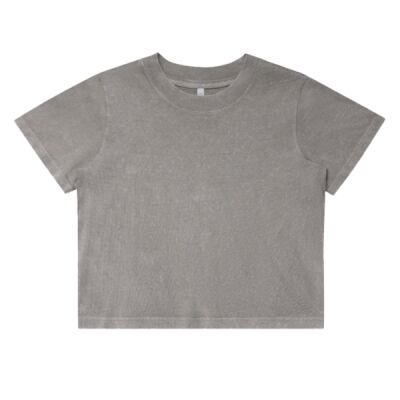 WOS STONE WASH HEAVY CROP Thumbnail