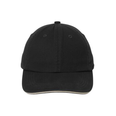 Sandwich Bill Cap with Striped Closure Thumbnail