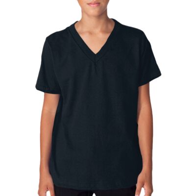 2256 Youth Fine Jersey V-Neck T-Shirt Thumbnail