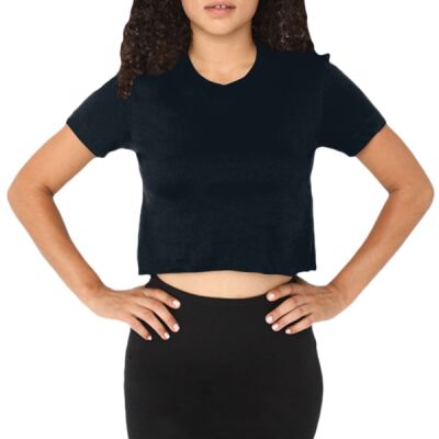 2380 Fine Jersey S/S Cropped T-Shirt Thumbnail