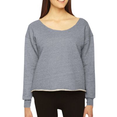 HVT316 Heavy Terry Athletic Crop Sweatshirt Thumbnail