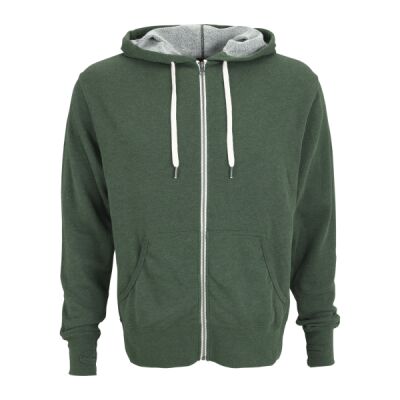 Unisex Heather French Terry Full-Zip Hoodie Thumbnail