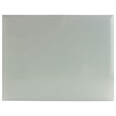 ColorLyte Photo Glass, 11"x 14"x .20 " Frosted White Flat with .5" Beveled, Rounded Edges Thumbnail