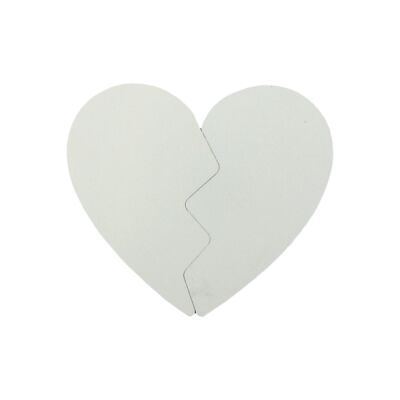 Two Piece Heart Shaped Photo Magnet Set Thumbnail
