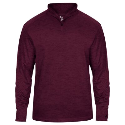 Men's Tonal Blend Quarter-Zip Pullover Thumbnail