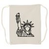 Canvas Drawstring Backpack Thumbnail